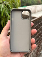 iPhone "11" Puloka Two-Tone Premium "Leather" Case - Gray