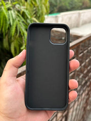 iPhone "11" Puloka Two-Tone Premium "Leather" Case - Black