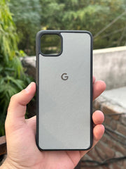 Google Pixel "4XL" Premium Leather Texture Case - Gray
