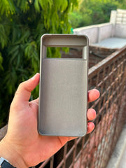 Google Pixel "8 Pro" Premium Remax Leather Stitched Case - Gray