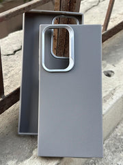 Samsung Galaxy "S23 Ultra" Leather Textured Case - Gray