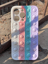 iPhone "13 Pro" Fidget Stress Release Pop-Up Case - White & Lilac