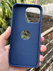 iPhone "15 Pro Max" Spigen Premium Woven Stitched Case - Blue