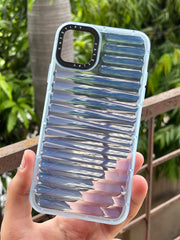 iPhone "11 Pro Max" Translucent Jump Style Silicone Case - Sierra Blue