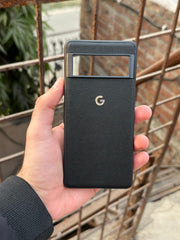 Google Pixel "7" Premium Leather Texture Case - Black