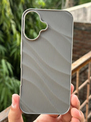 iPhone “16” Premium Silicone “Wavy” Case - Gray
