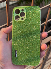 iPhone "12 Pro Max" Glitter Sparkle Case - Green