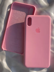 iPhone "XS Max" Silicone Case "Baby Pink"
