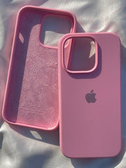 iPhone "14 Pro" Silicone Case "Baby Pink"
