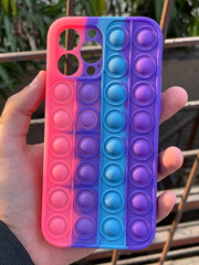 iPhone "13 Pro Max" Fidget Stress Release Pop-Up Case - Purple