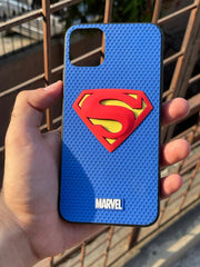 iPhone "11 Pro Max" Embossed "Super-Man" Case
