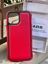 iPhone "12 Pro Max" K-Doo Mars Carbon Fiber Textured Case - Red