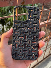 iPhone "15 Pro Max" Premium Silicone "Heat Dissipation" Case - Black