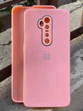 OnePlus "7 Pro/ 7T Pro/7T Pro McLaren" Tempered Glass "Chrome" Case - Pink