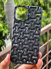 iPhone "12/12 Pro" Premium Silicone "Heat Dissipation" Case - Black