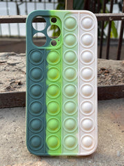 iPhone "13 Pro Max" Fidget Stress Release Pop-Up Case - Green