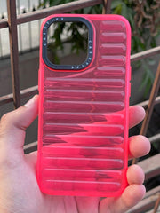 iPhone "13 Pro" Translucent Jump Style Silicone Case - Pink