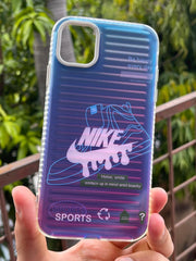 iPhone "11" Rainbow Translucent Case - Nike
