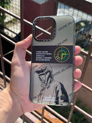 iPhone "14 Pro Max" Stone Island Matte Case - Hooded Figure
