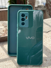 Vivo "V23E" Tempered Glass "Solid" Case - Green