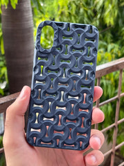 iPhone "X/XS" Premium Silicone "Heat Dissipation" Case - Dark Blue