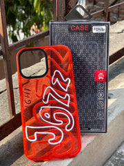 iPhone "13 Pro Max" Translucent Neon Jazz Case