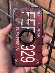 iPhone "13 Pro" Silicone "Retro" Edition Case - Maroon