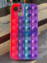 iPhone "13" Fidget Stress Release Pop-Up Case - Purple