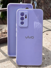 Vivo "V23E" Tempered Glass "Solid" Case - Purple