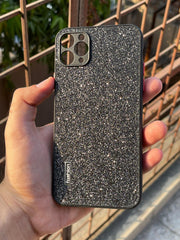 iPhone "11 Pro Max" Glitter Sparkle Case - Black
