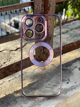 iPhone "14 Pro" Translucent Silicone "Camera Lens" Case
