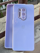 OnePlus "8 Pro" Tempered Glass "Chrome" Case - Purple
