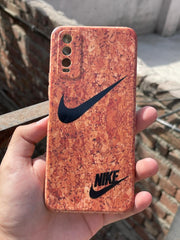 Vivo "Y20" Wood Texture Case - Nike