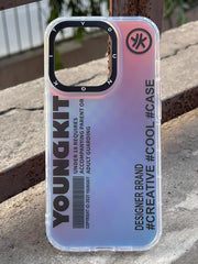 iPhone "14 Pro" Rainbow Translucent Shade Matte Case - YoungKit