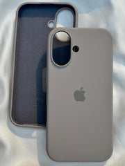 iPhone "16 Plus" Silicone Case "Dark Gray"