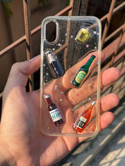 iPhone "X/XS" 3D Translucent Case - Bottle Item