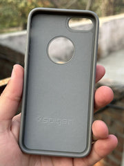 iPhone "7/8" Spigen Premium Woven Stitched Case - Gray