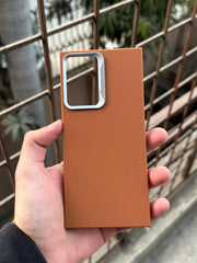 Samsung Galaxy "Note 20 Ultra" Leather Textured Case - Brown