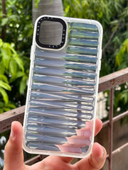 iPhone "11 Pro Max" Translucent Jump Style Silicone Case - White