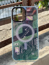 iPhone "13 Pro Max" Translucent Circuit Case - Black