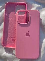 iPhone "15 Pro Max" Silicone Case "Baby Pink"