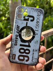 iPhone "11 Pro" Silicone "Retro" Edition Case - Light Gray