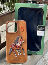 iPhone "13 Pro" Polo Embroidered Case - Brown
