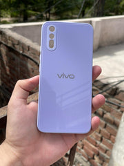 Vivo "S1/V15 (4G)" Tempered Glass "Solid" Case - Purple