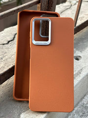 Samsung Galaxy "A12" Leather Textured Case - Brown