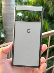 Google Pixel "7 Pro" Premium Leather Texture Case - Gray