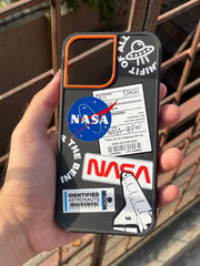 iPhone "13 Pro Max" Premium Grade Silicone "NASA" Case - Black