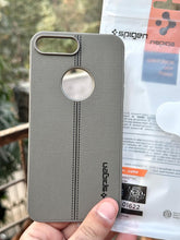iPhone "7/8 Plus" Spigen Premium Woven Stitched Case - Gray