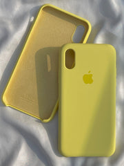 iPhone "X/XS" Silicone Case "Neon Yellow"