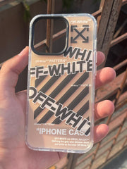 iPhone "13 Pro" Rainbow Translucent Shade Matte Case - Offwhite